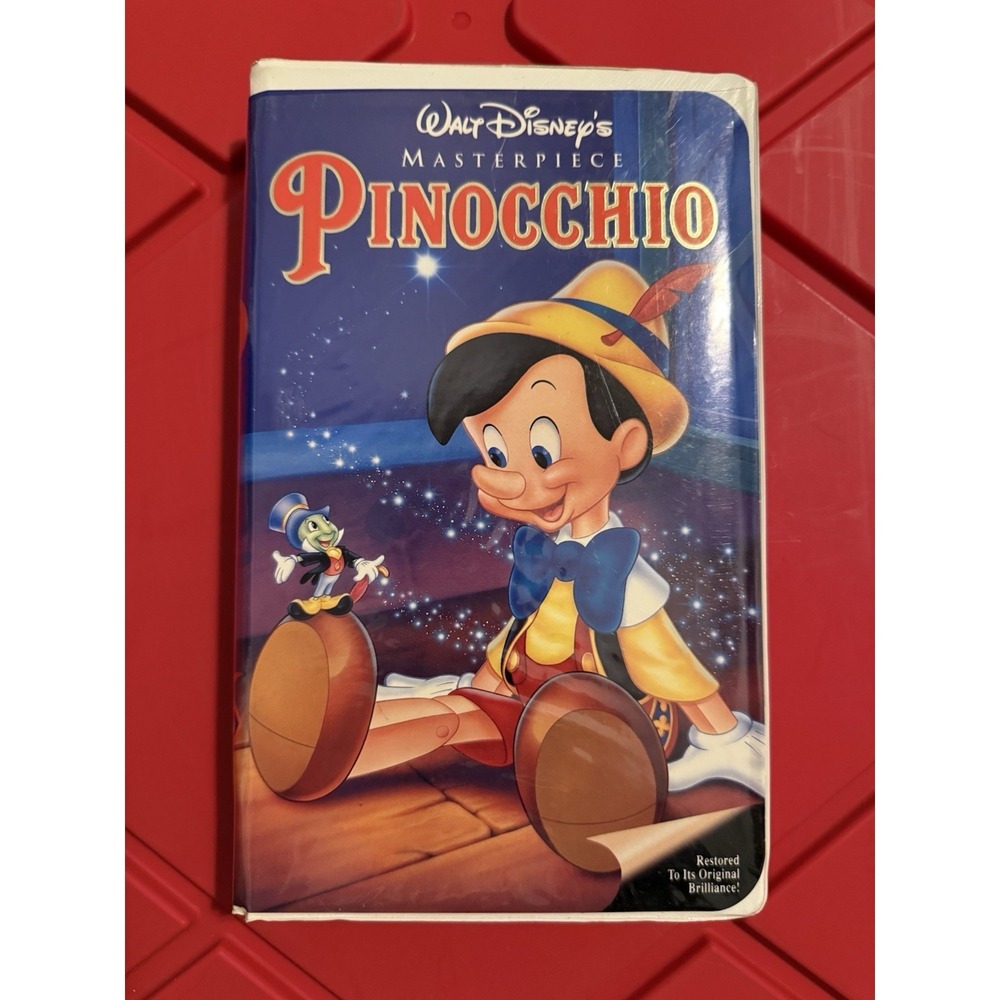 RARE - Disney Classic/Black Diamond VHS - Pinocchio - 1993